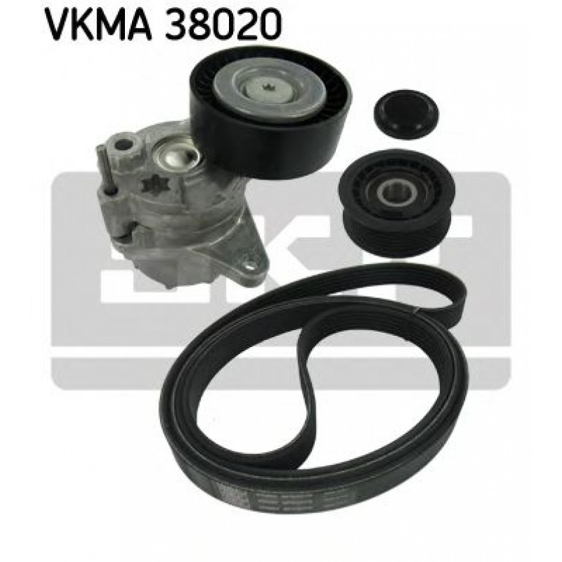 VKMA 38020 SKF Комплект доріжкового ремня
